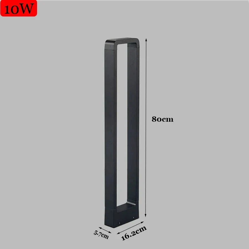 lampe extérieure moderne étanche pour jardin et parc