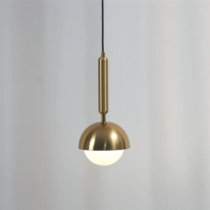 suspension en fer d'art moderne avec éclairage led