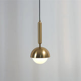 suspension en fer d'art moderne avec éclairage led