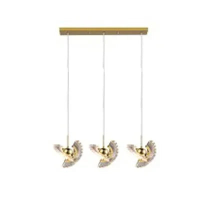 suspension à led pour escalier design créatif et rotatif