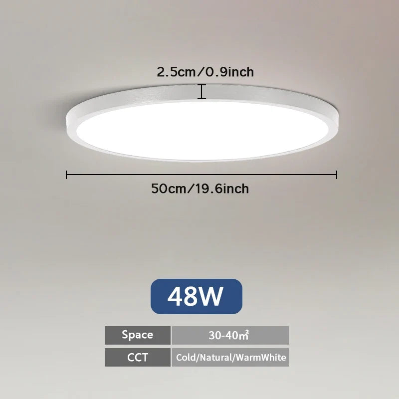 plafonniers led ultra minces creative clouds pour diverses pièces