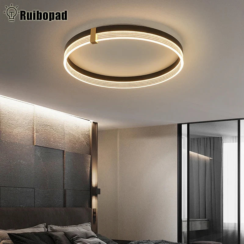 Plafonnier Led minimaliste avec télécommande