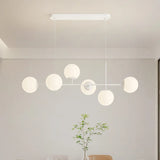 French White Pendant Lamps Dining Table Hanging Light for Living Room Bar Kitchen Island Bar Chandelier E27 Bulb included 220V