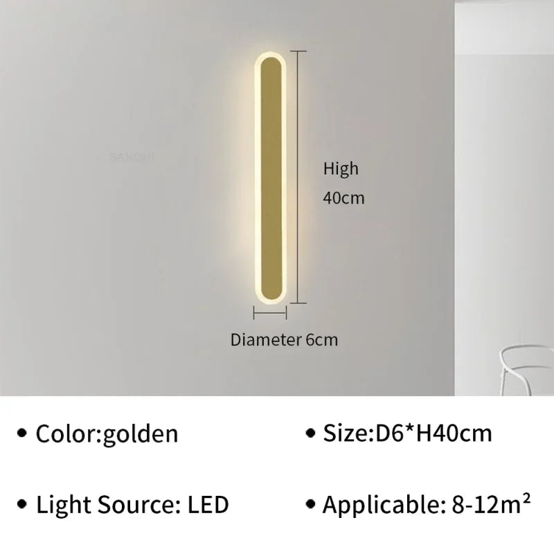 applique murale led moderne pour décoration d'intérieur élégante