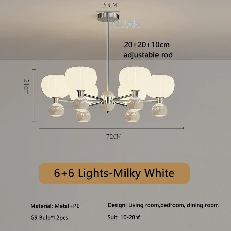 lustre led moderne haut bas éclairage intérieur suspendu