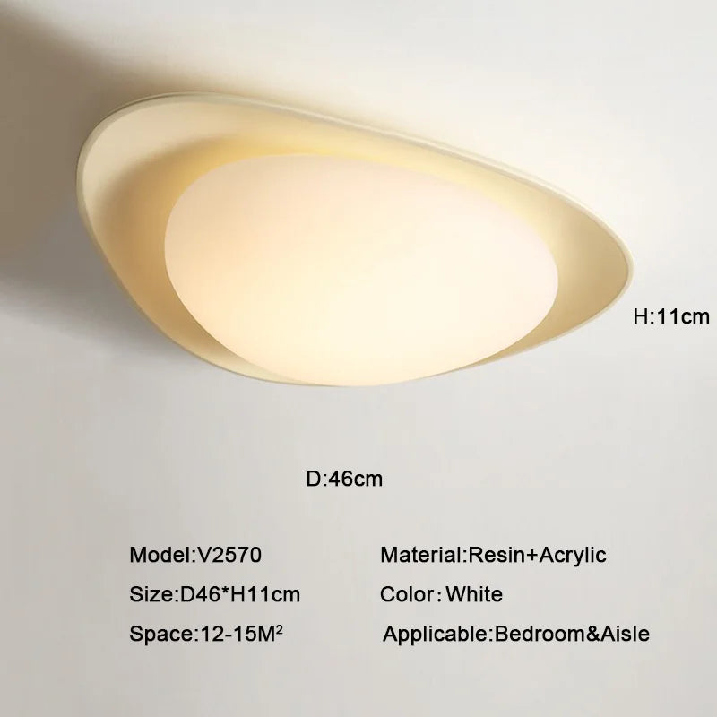 plafonnier led moderne pour décoration intérieure nordique