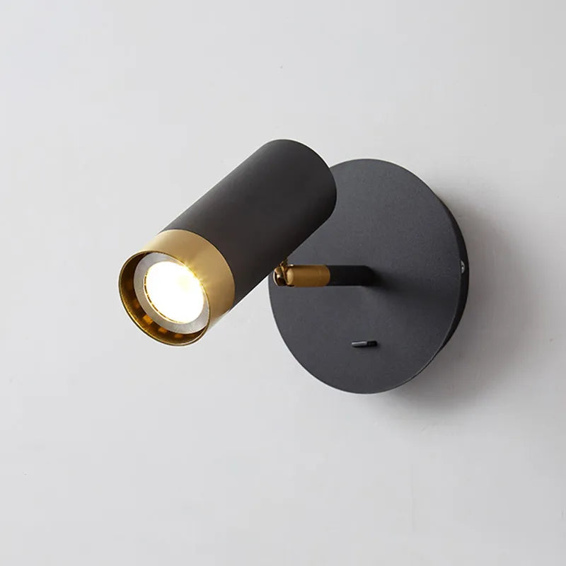 applique murale led rotative moderne avec éclairage intérieur réglable