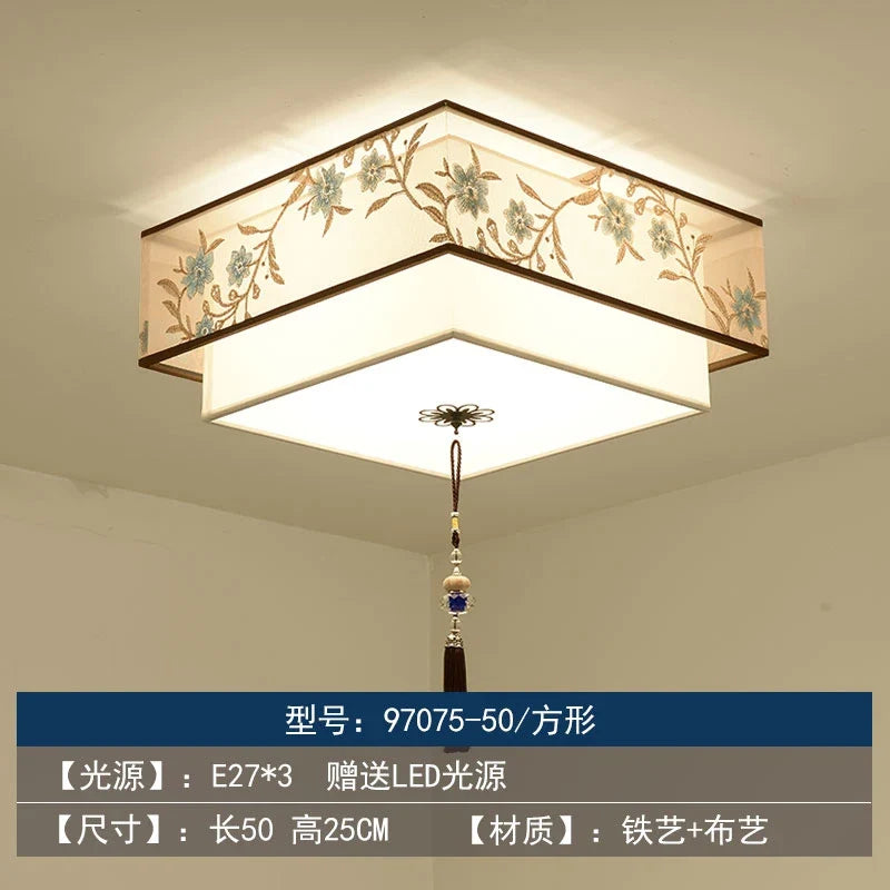 lustre chinois rétro pour un éclairage élégant et chaleureux