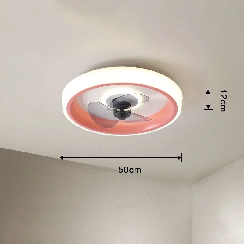 ventilateur silencieux avec lames invisibles et éclairage intégré