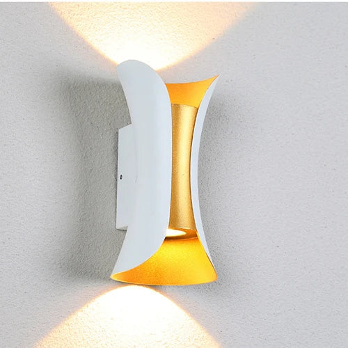 10W 20W 30W up down led wall lamp warm white or white 6000k wall light with black or white wall sconce housing AC85-265V