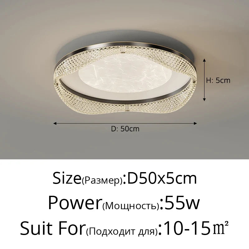 plafonnier moderne en laiton design créatif minimaliste pour intérieur