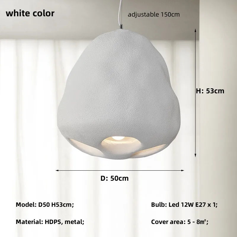 lustre led de style wabi sabi nordique créatif personnalisé
