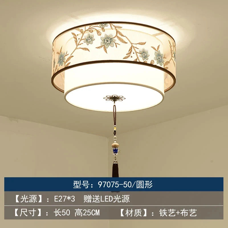 lustre chinois rétro pour un éclairage élégant et chaleureux
