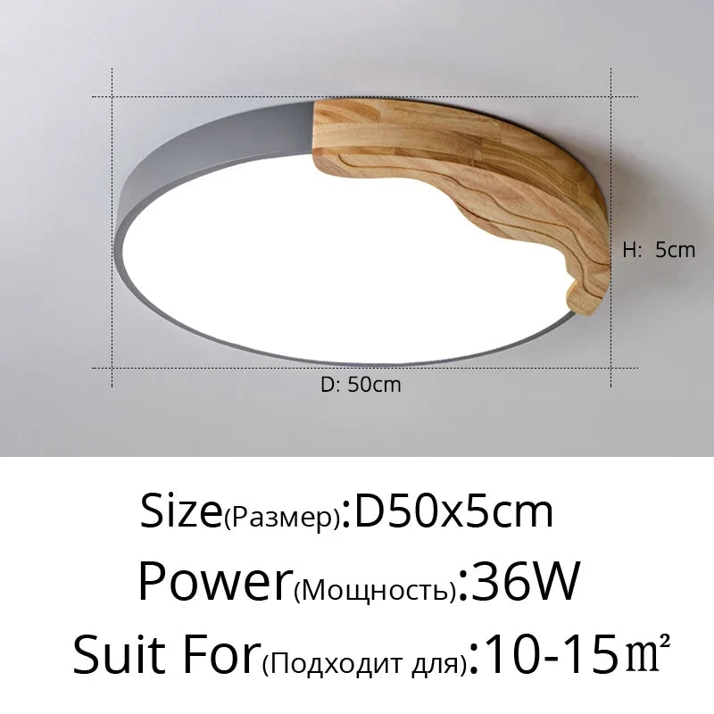 plafonnier led encastrable style nordique macarons ronds romantiques luminaire créatif moderne