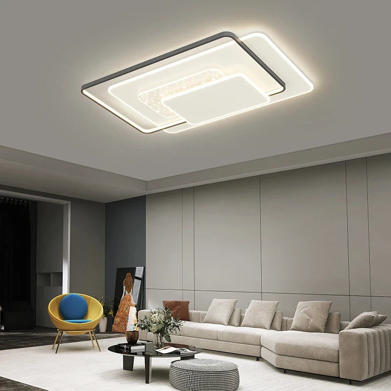 lampe de salon moderne ultra-mince led protection des yeux