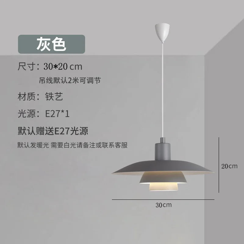 lustre danois créatif soucoupe volante pour café restaurant magasin