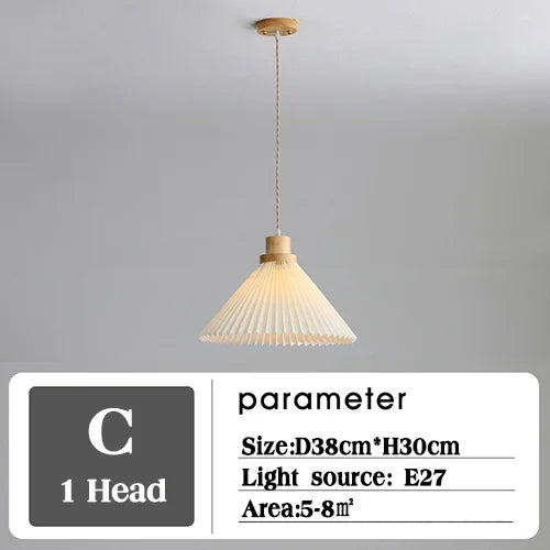 lustre suspendu moderne en bois pour décoration