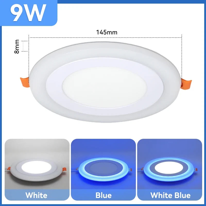 plafonnier encastré à led lumière froide design moderne pour intérieur