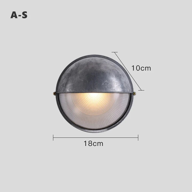 applique murale led rétro industrielle étanche pour extérieur et jardin