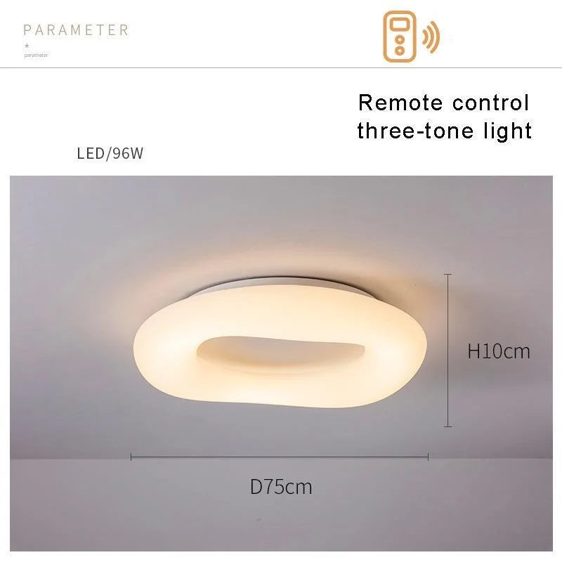 lustre moderne nordique nuage led décoration suspendue