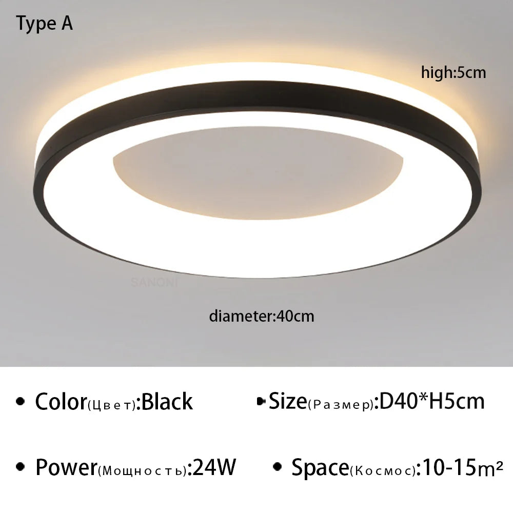 plafonnier led moderne pour une décoration élégante et lumineuse