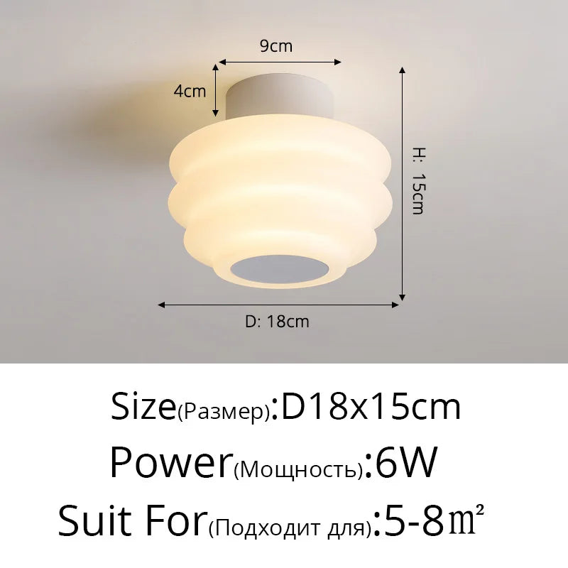 lustre nordique créatif à tête unique moderne