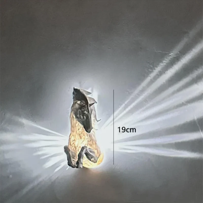 applique murale led hibou aigle décoration créative pour la maison