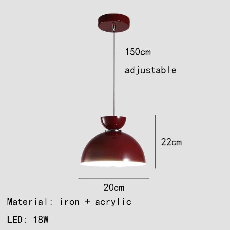 lustre moderne réglable cordon métallique pour intérieur design