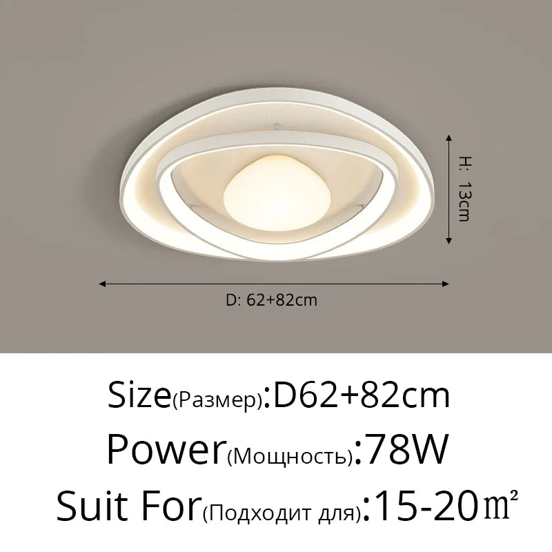 plafonnier led design moderne à spectre complet nouveau modèle 2024
