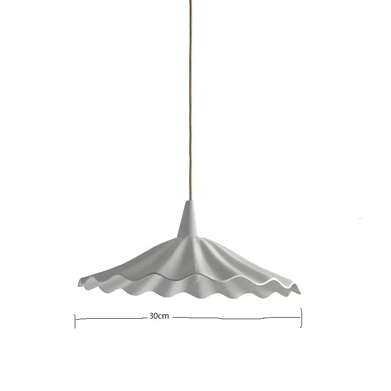 suspension LED en céramique conique design