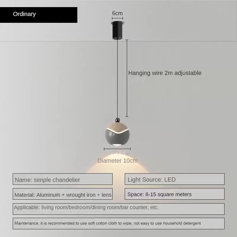 lustre à led pour décorer divers espaces intérieurs et extérieurs