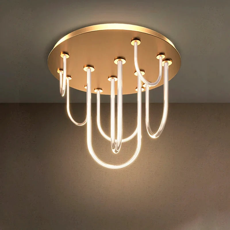 lustre led dimmable postmoderne ceinture magique 2022 nouvelle tendance