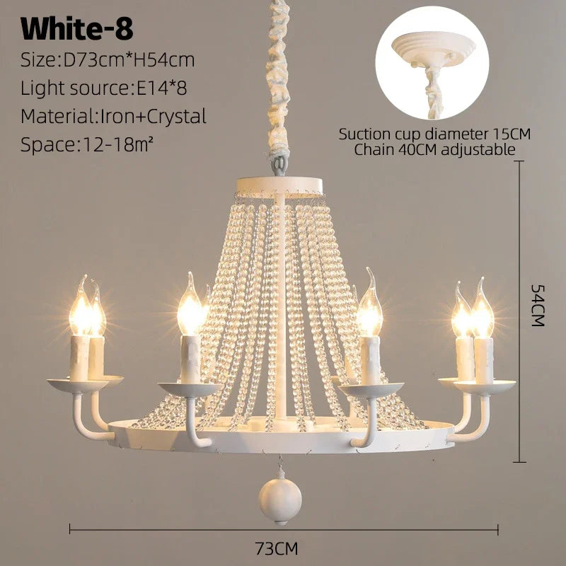 lustre cristal suspendu lumineux pour décoration intérieure élégante