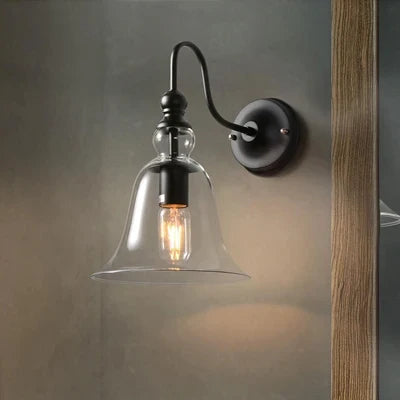 applique murale vintage en fer style industriel pour intérieur extérieur