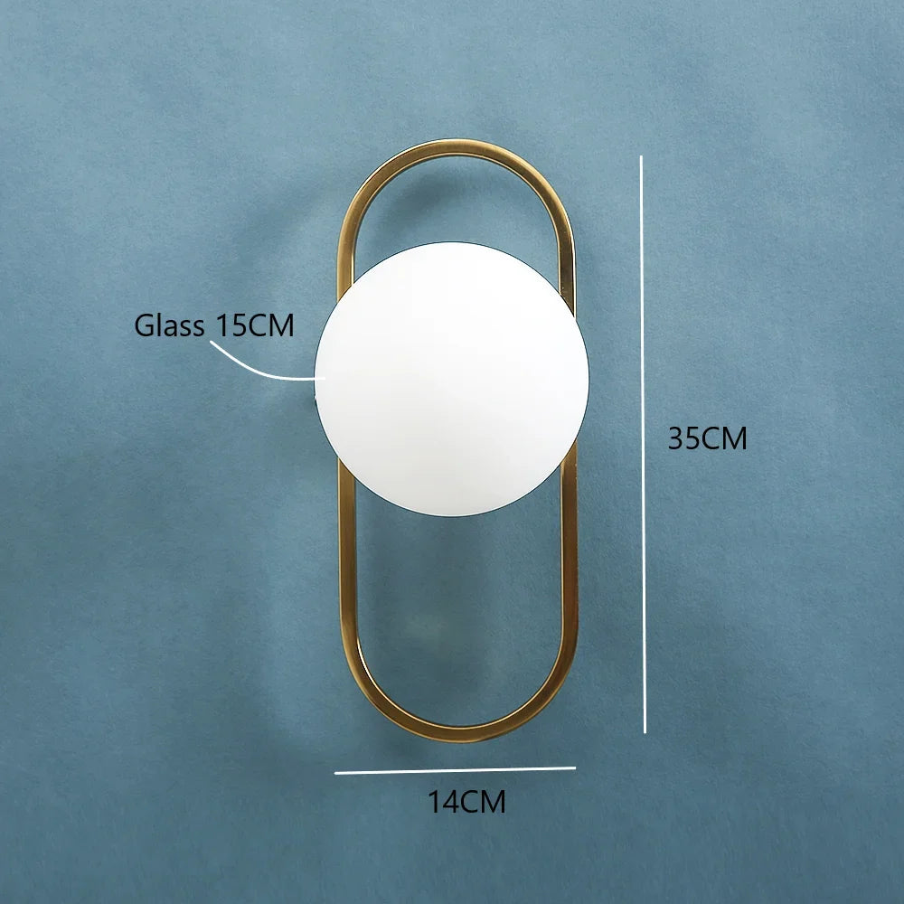 applique murale led en verre pour allée et arrière-plan d'hôtel
