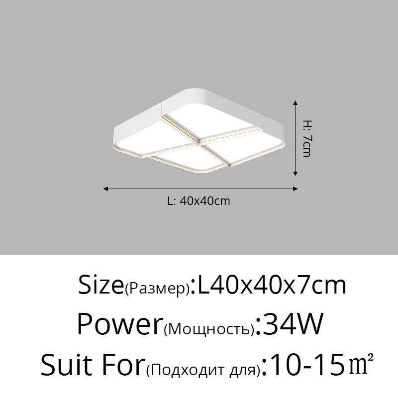 Modern Creative Splicing LED Chandeliers, Used For Bedroom Learning, Living, Dining, Indoor Lighting, Dimmable Home Decoration
