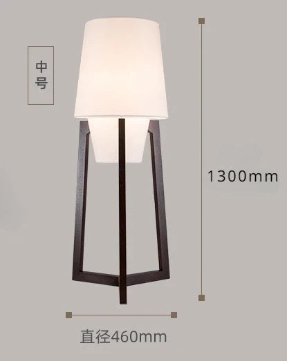 lampadaire en tissu japonais design rétro pour intérieur moderne