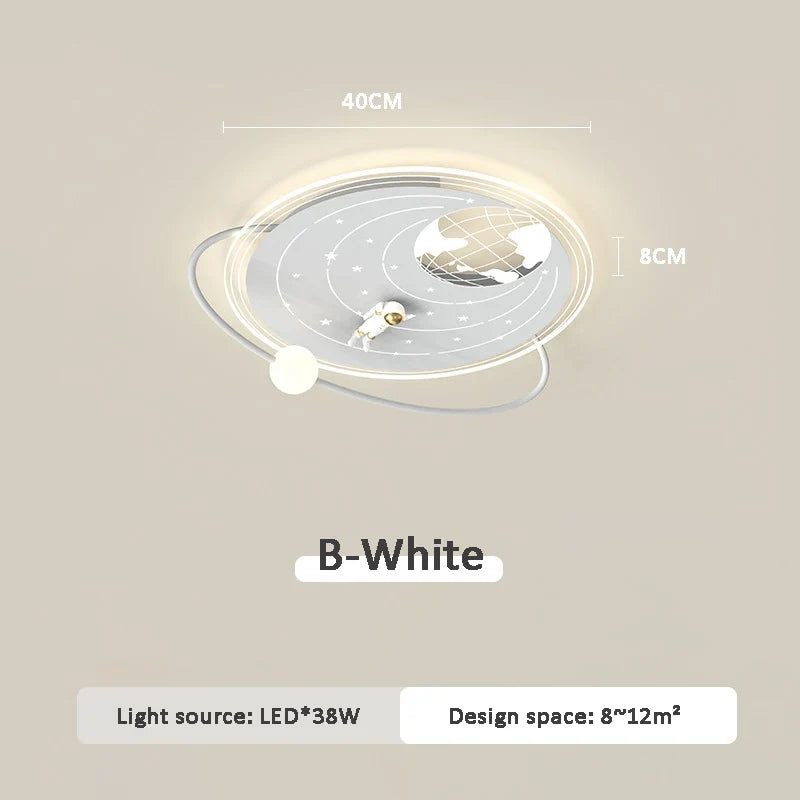 plafonnier moderne créatif pour chambre d'enfant en led