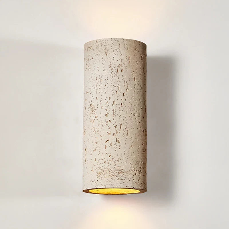 applique murale led en ciment style nostalgique décoration rétro wabi sabi