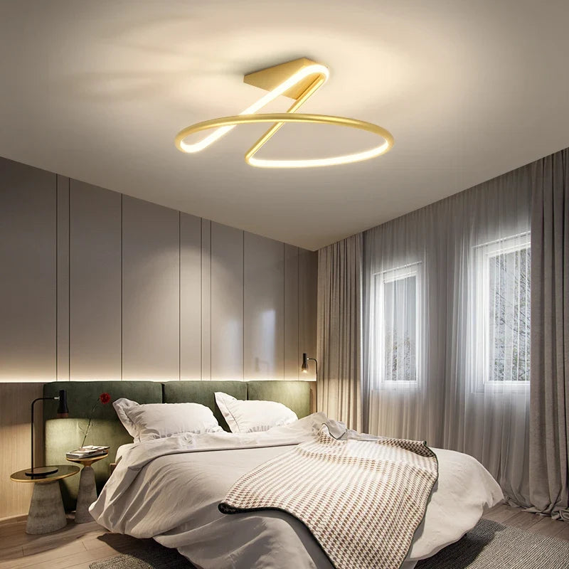 TONDI moderne minimaliste Led lustre pour couloir allée chambre salon plafonnier luminaires