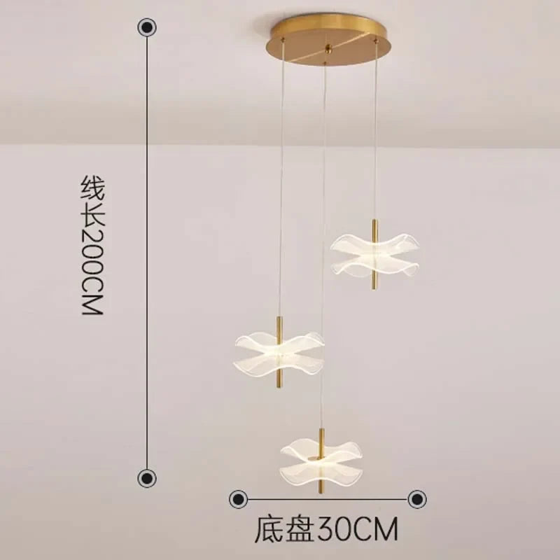 lustre en cristal led de luxe pour éclairage moderne créatif floral