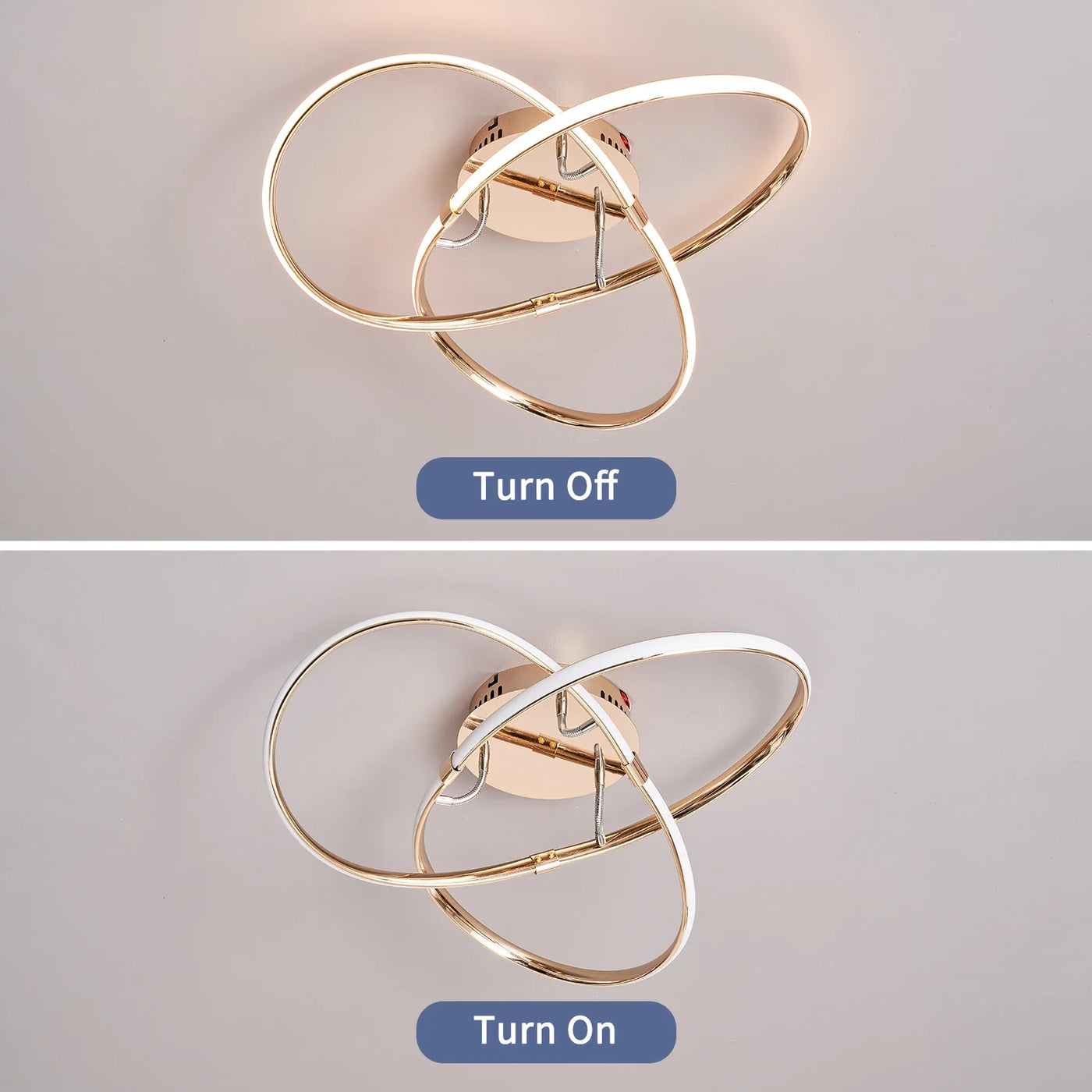 plafonnier led moderne pour maison intelligente avec alexa