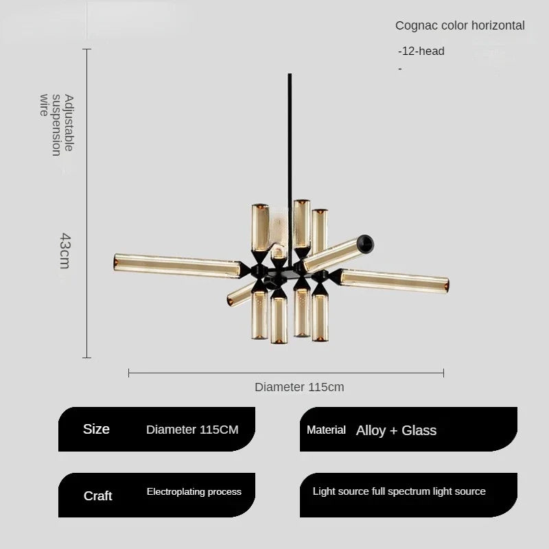 lampe à poser créative en verre design italien pour tous les espaces