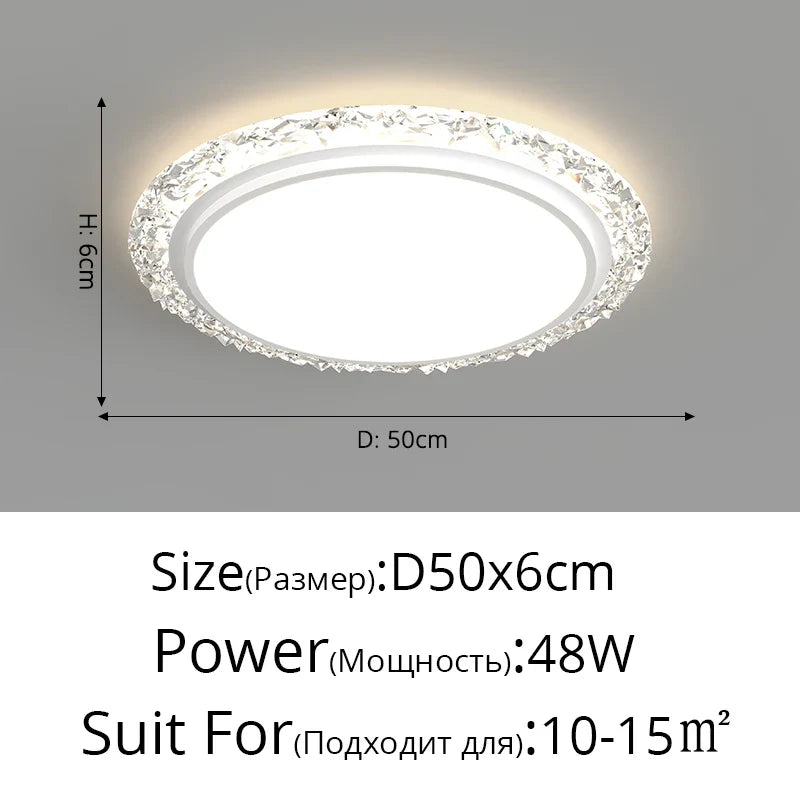 lustre moderne en cristal pour un éclairage élégant