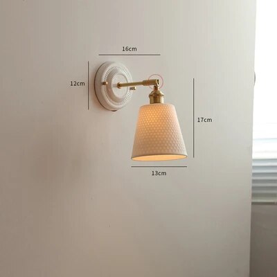 applique murale led iwhd nordique japonaise