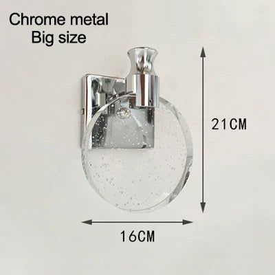 applique murale de luxe en cristal pour intérieur élégant