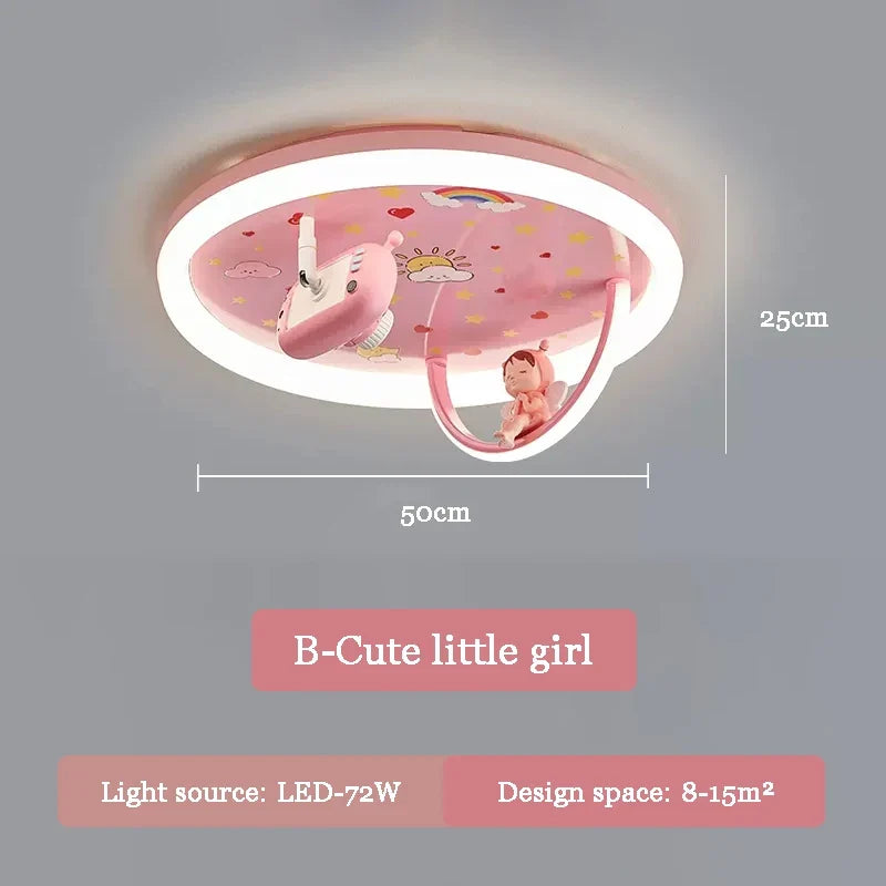 plafonnier enfant astronaute lampe mignonne décorative et chaleureuse