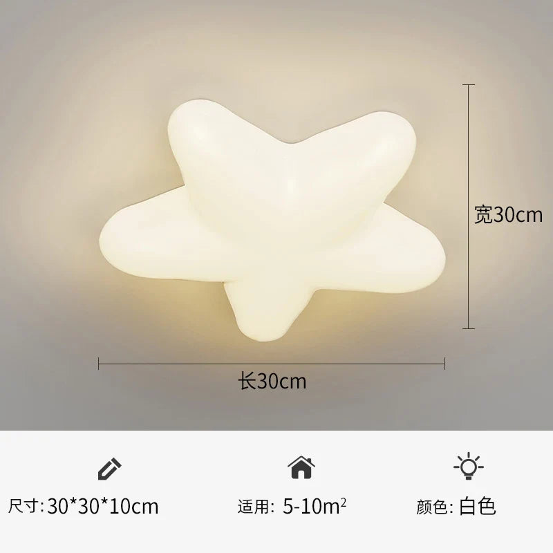 applique murale led moderne en forme de lune décorative et créative