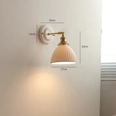 applique murale led iwhd nordique japonaise