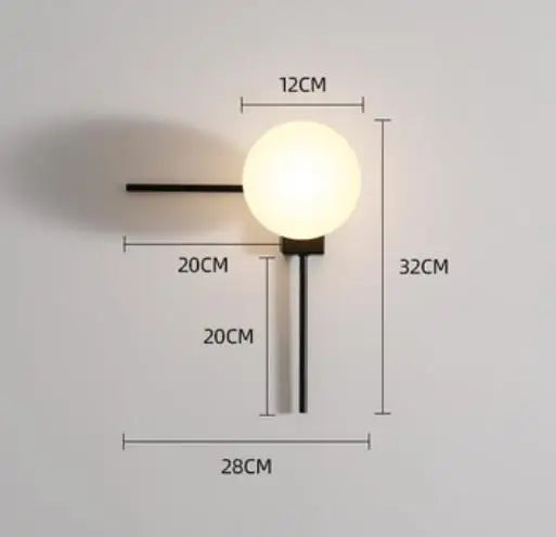 lustre moderne réglable en verre pour décoration artistique